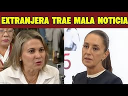 CLAUDIA LE RESPONDE A EXTRANJERA QUE LLEGÓ A LA MAÑANERA CON 2 NOTICIAS