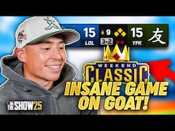 First Weekend Classic Game on GOAT...