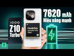 Trên tay iQOO Z10 Turbo: 8,7 TRIỆU có màn 144Hz, Dimensity 8400 và pin tận 7620 mAh