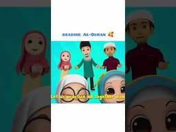 Reading Al-Quran 🥰 | Islamic Series & Songs For Kids | Omar & Hana English