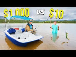 $10 vs $1,000 Fishing Budget Challenge!