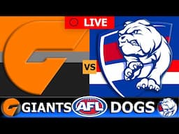 GWS GIANTS vs WESTERN BULLDOGS | 2025 AFL Round 7 Live Stream