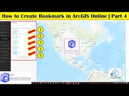 How to Create a Bookmarks in ArcGIS Online | Part 4