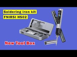 Best Soldering iron with Soldering iron stand for Electronics, FNIRSI HS 02A
