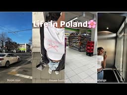 week in my life as a nursing student in poland🌸// I moved apartments , house hunting, room tour