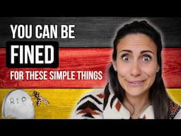 9 of The Weirdest Strangest Things You Can Be Fined For in Germany 🤣