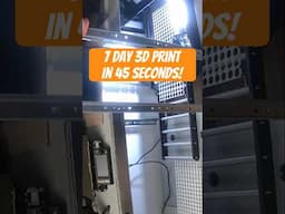 The longest 3D printing Timelapse ever made?