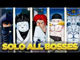 How To Solo EVERY BOSS In AUT... (Mahoraga, Whitebeard, & More..)