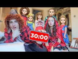Getting 5 kids ready in 30 min - Halloween Chaos!