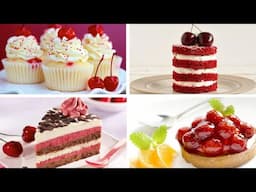 Satisfying Relaxing Video|🍒🍪🎂🍰Cherry dessert recipe|Asmr|Tiktok