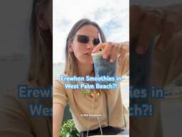 Erewhon (dupe) smoothie taste test in West Palm Beach 😛📍Sourseed Bagels #westpalmbeach #tastetest