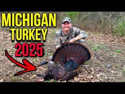 BIG Gobbler DOWN!! Michigan Spring Turkey Hunting CATCH AND COOK