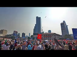 Vietnam’s Military Air Show — Jets, Flares & Helicopters! | 50th Reunification Day