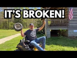 BROKEN! | Hustler Raptor SD | Drive Belt | Transaxle Bolts | Arm Limits | Tire Replacement