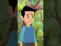 #Shorts दो दोस्त और भालू  #Hindishorts #ytshorts #cartoon #kahaniyan #shortsstory