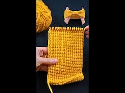 Easy Tunisian Crochet Headband Stitch Pattern Miarti🧶