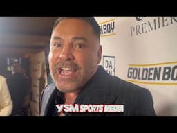 "CANELO IS DECLINING" Oscar De La Hoya BOMBSHELL on Crawford vs Canelo