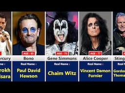 The Real Names of ROCK STARS and Their AGES in 2025