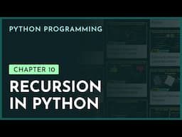 Recursion in Python | Chapter-10 | Python Programming | nesoacademy.org
