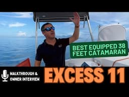How much solar can you install on a 38 feet live aboard catamaran? Discover the Excess 11 Be Happy !