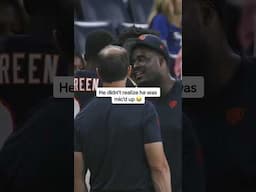 His reaction was priceless 😂 (via @chicagobears/TT)