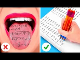 HOW TO CHEAT ON EXAMS | Relatable into class hacks and tricks by 123 GO! GLOBAL