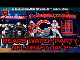 Bears Draft Party Day 2 || Rounds 2 and 3 LIVE Watch Party