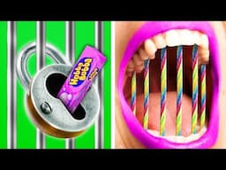 How to Sneak Candy into Jail! *Amazing Food Hacks & Funny Situations*
