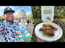 EPCOT Flower & Garden Festival 2025 | How To Get FREE Food & Trying 10 NEW Treats: Walt Disney World