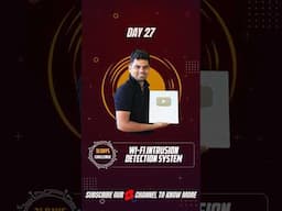 Idea 27 - 🚨 Wi-Fi Intrusion Detection System #cybersecuritytamil #cybervoyage