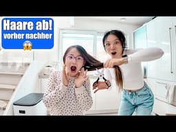 Elisas Haare abschneiden 😱 Vorher nachher! Abendessen kochen! Lecker chinesisch! Mamiseelen