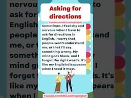 Lost in English? | Asking for Directions – Real Monologue for English Listening Practice
