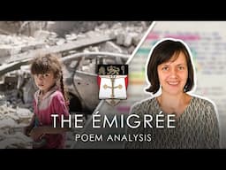 The Emigree - Carol Rumens - Poem Analysis - AQA GCSE English Lit