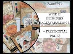 WEEK12  JJJ designers collab challenge. + Free digital pages  #designercollabchallenge