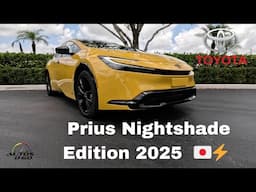 🚨 Toyota Prius Nightshade Edition 2025: ¡Nuevo Look y más caro por aranceles Trump! 🇯🇵⚡