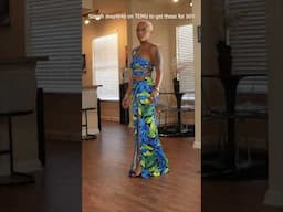 Vacation Dresses with Temu | Vacation Lookbook | Affordable Fashion | Angelle's Life #temuhaul