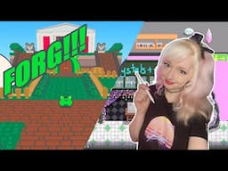 Drawing a crystal shop for my game and playing the Froggonit Demo!