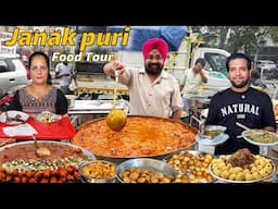 Best Street Food of Janakpuri 😍 Chaat , Kathi Kabab , Chineese , Pasta