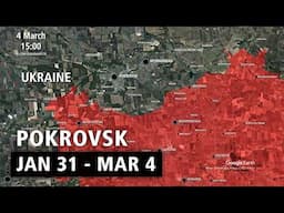 Russian Invasion of Ukraine: Pokrovsk Offensive - Every Day [Jan 31 to Mar 4 2025]