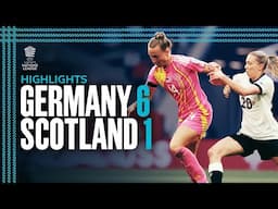 Germany 6-1 Scotland | UEFA Women's Nations League Highlights | Scotland National Team