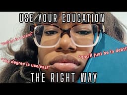 College isn't a scam, you're just not using it correctly.