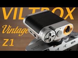 Viltrox Vintage Z1 Retro Camera Flash! Perfect for Fuji's X100VI. Small, portable, and lightweight!