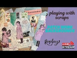 Playing with paper scraps to make patchwork projects