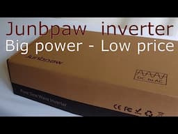 Junbpaw 3080-Watt Pure Sine Wave Inverter Power inverter-- Big power-- Low price!  Off Grid!