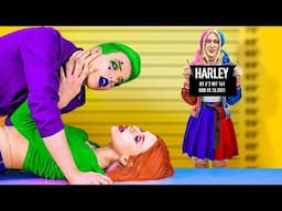 🃏 Harley Quinn After the Breakup! Funny Hacks to Heal a Broken Heart 💄