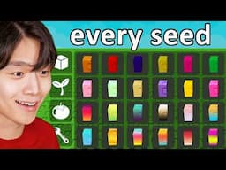 Starting Over with EVERY Seed in Roblox Grow a Garden