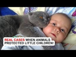 Real Cases When Animals Protected Little Children!