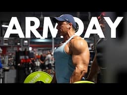 Day In The Gym - Biceps & Triceps Routine + Tips