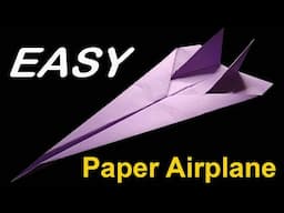 How To Make EASY Paper Airplanes that FLY FAR @paperplaneschannel1111