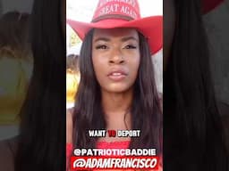 She supports the mass deportations of illegals. Do you?